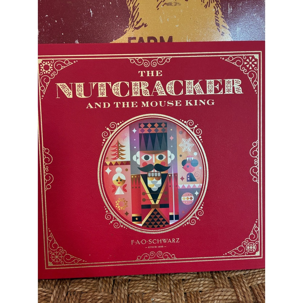 FAO Schwarz The Nutcracker and Mouse King Hardcover Christmas Book Russ Gray
